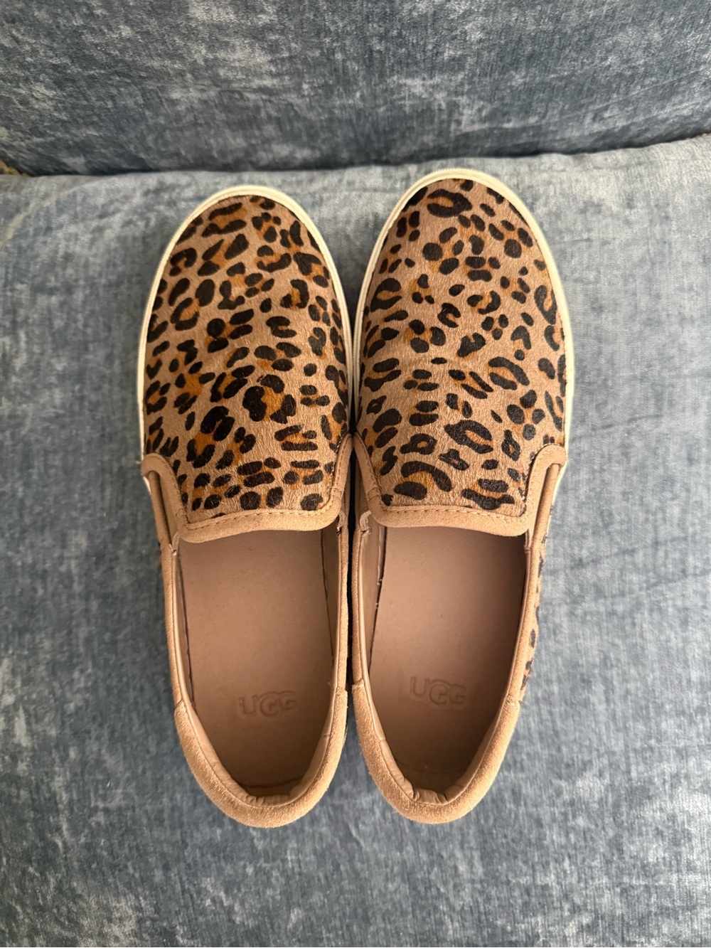 UGG Women's Leopard Slip-On Sneakers - Tan and Black